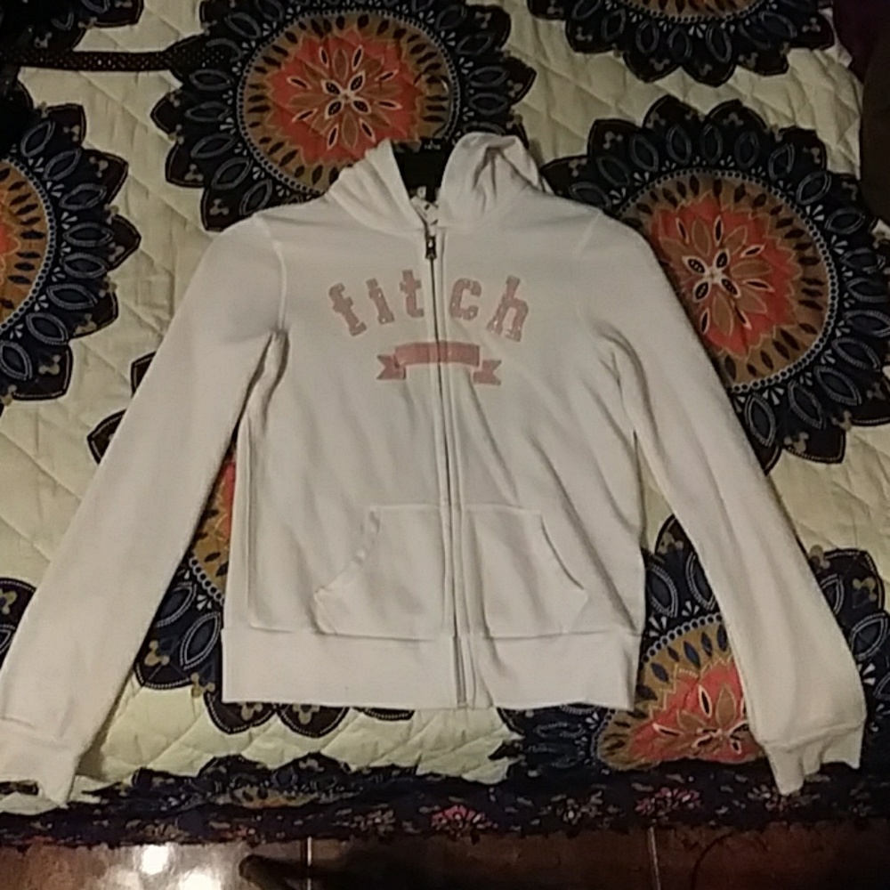White Abercrombie jacket